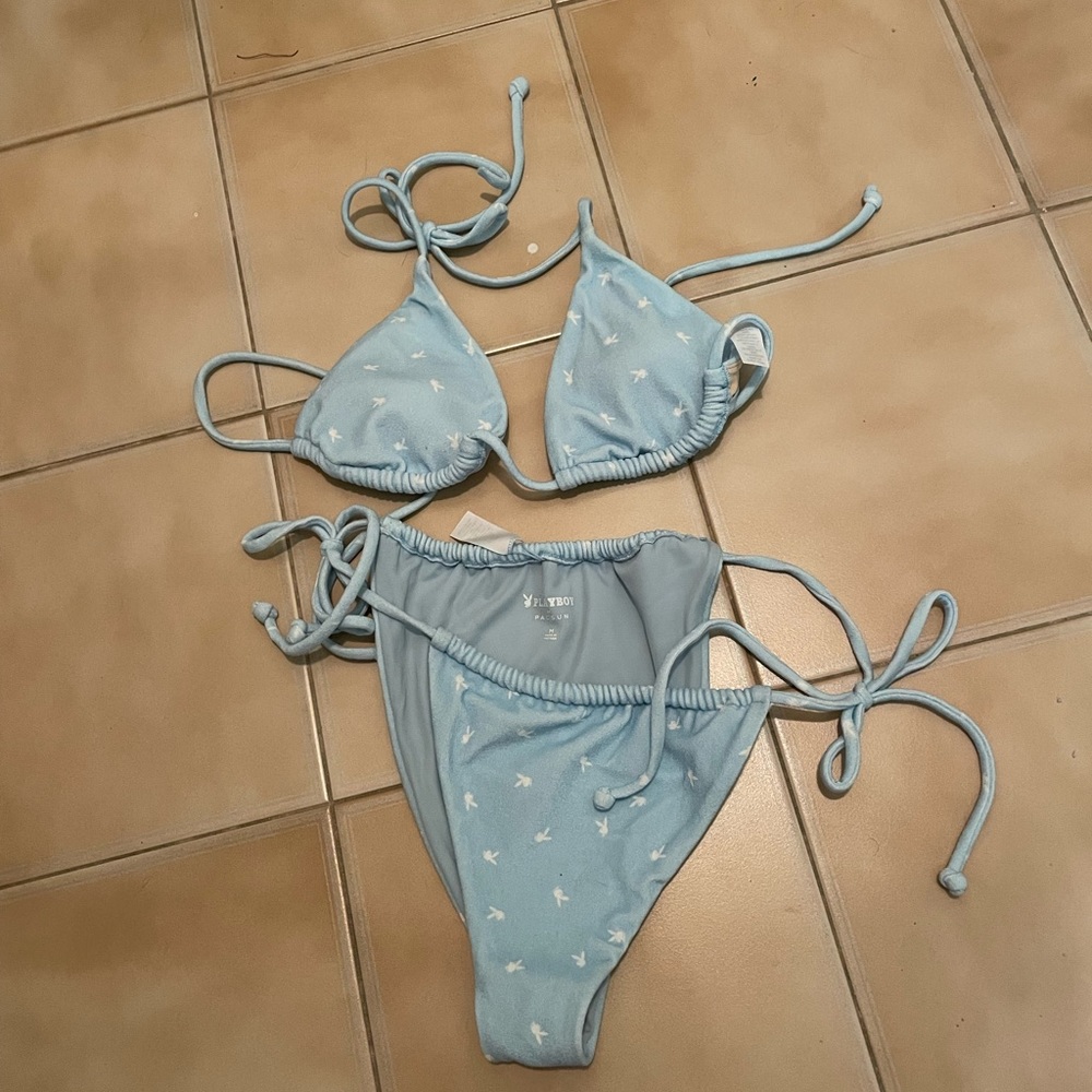 pacsun playboy terry cloth bikini